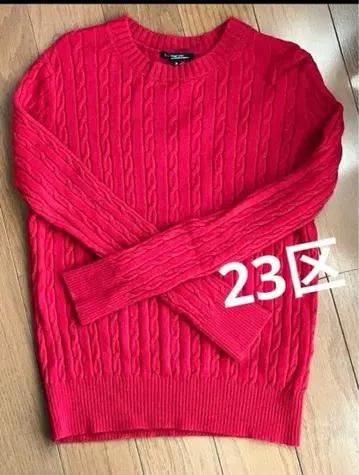 23구 울 캐시미어 스웨터 38