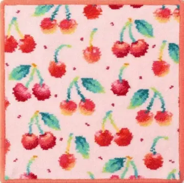 [ 완판템 ] FEILER 체리 패턴 손수건 LOVERARY