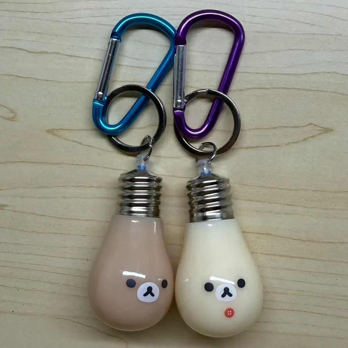 Rilakkuma Korilakkuma Light Bulb Light Carabiner Gacha Keyring Bulk Sale