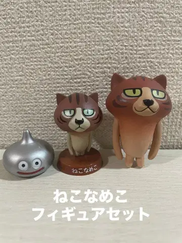 [오사와리 탐정 나메코 재배 키트] 고양이 나메코 피규어 세트