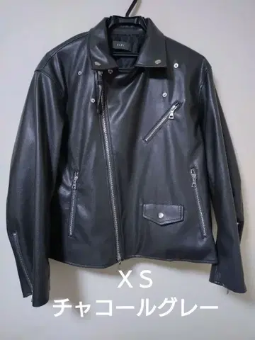 [ CLEL ] 클레일 라이더 자켓 차콜 그레이 XS