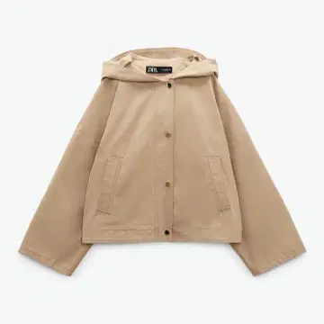 ZARA 후드 부착 숏 자켓