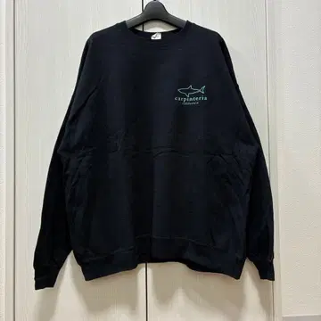 [ 즉시 배송 ] Hanes 헤인즈 맨투맨 트레이닝복 상의 블랙