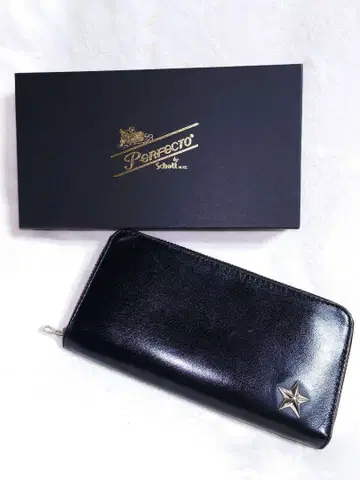 SCHOTT 원스타 차심 풀 집업 지갑 장지갑