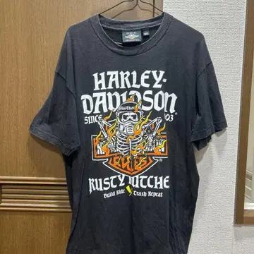 Harley-Davidson 스컬 T셔츠 L 사이즈