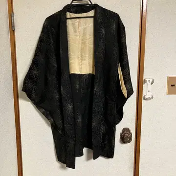 레트로 긴 겉옷 다이쇼 로망 실크