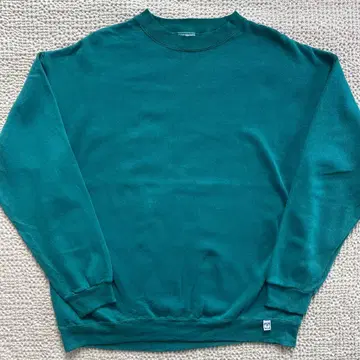 DISCUS ATHLETIC Large 틸 그린 무지 맨투맨