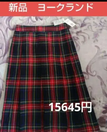 새상품 요크랜드 플리츠 스커트 S 사이즈