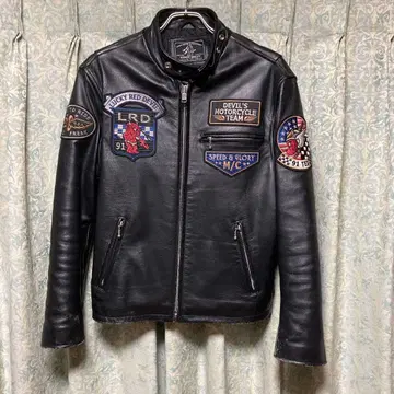 LUCKY DEVIL'S EQUIPMENT 가죽 자켓 40 사이즈