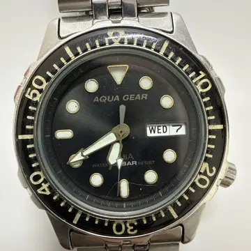 Aqua Gear 수중 시계 아날로그 정크제품