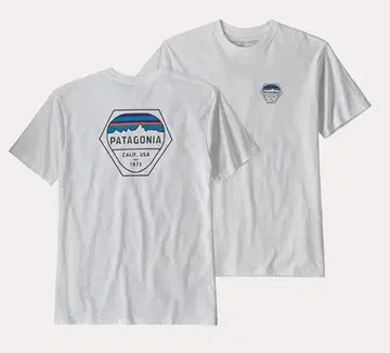 미사용 새상품 파타고니아 남성용 피츠로이 헥스 리스폰서빌리티 티 M