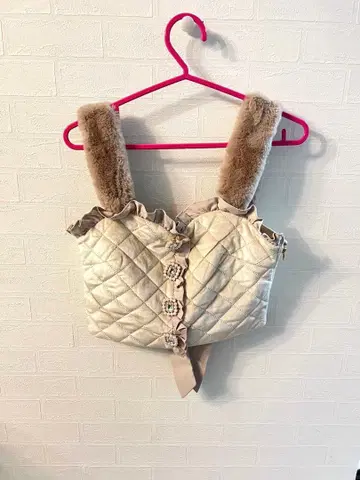 스완키스 뷔스티에 비쥬 셋업 미사용 프릴 퍼