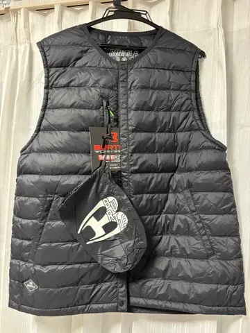 BURTLE 3254 블랙 다운 베스트 XL