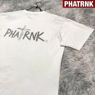 [ 레어 사이즈 ] 팻랭크 T셔츠 그리스도 로고 백 빅 프린트 XL