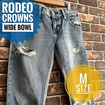 로데오 크라운 콤비 팬츠 데님 맨투맨