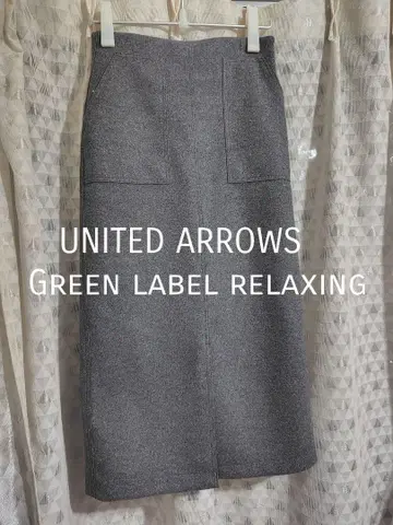 겨울 타이트 스커트 유나이티드 애로우즈 그린 라벨 릴랙싱 그레이