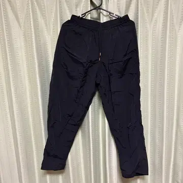 블랙 허리밴딩 팬츠