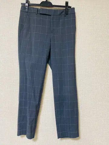 새상품급 The Suit Company 체크 그레이 앵클 팬츠
