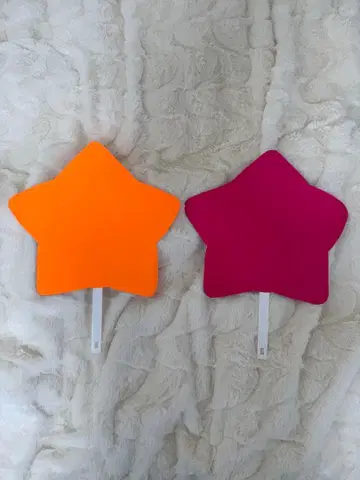 핸드메이드 별 모양 부채