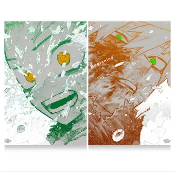 히로아카 원화전 A2 아트 포스터 2장 세트 The Beginning