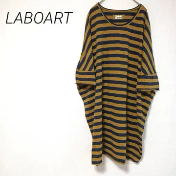 LABOART 스트라이프 튜닉 오버사이즈 캐주얼