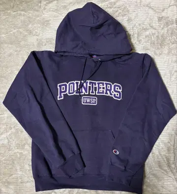 챔피언 포인터스 후드티 S 네이비