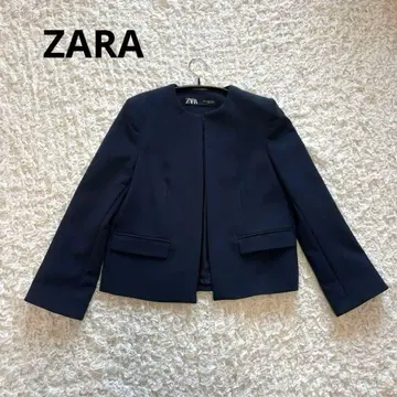 [ 새상품급 ] ZARA 노카라 자켓 네이비 세레모니 비즈니스 출퇴근