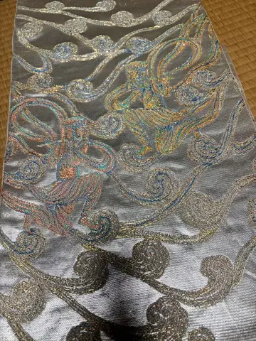 타츠무라 후쿠로 오비 은 비천상운금