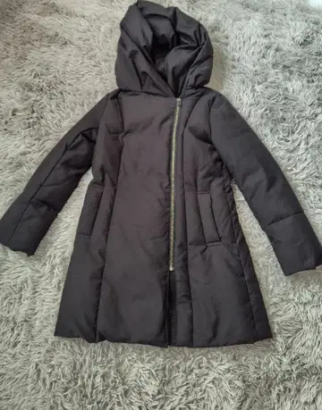 ROPE 로페 다운 코트 숄카라 블랙 36 페더