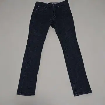 다크 블루 스트레이트 데님 허리 84cm