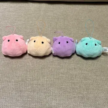 [ 미사용 익명 배송 ] 덜덜 멘다코 마스코트 3종 4종 세트