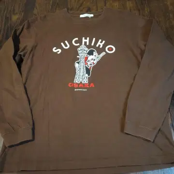 SUCHIKO OSAKA 그래픽 긴팔 티셔츠