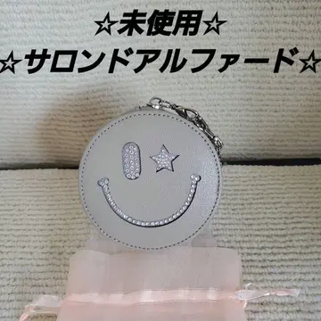 미사용 살롱 드 알파드 코인 케이스 파우치 큐빅.