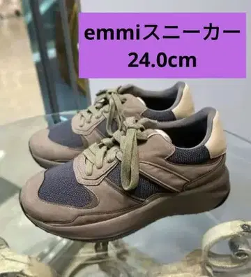 [새상품] emmi 에미 메쉬 콤비 스니커즈 24cm