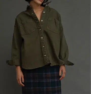 marmors 코듀로이 오버 셔츠 아우터