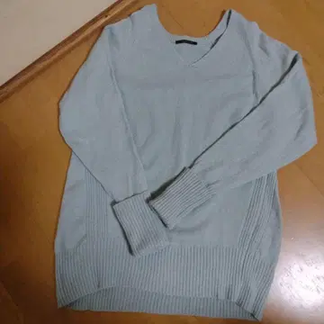 BARNYARDSTORM AQUA V넥 풀오버 블루 80 M (1)