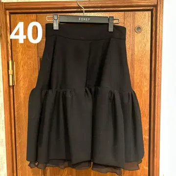폭시 스커트 40 블랙 새상품급