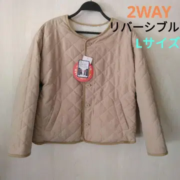 리버서블 자켓 베이지