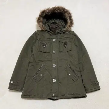 00s archive in the attic 모즈 코트 퍼 y2k