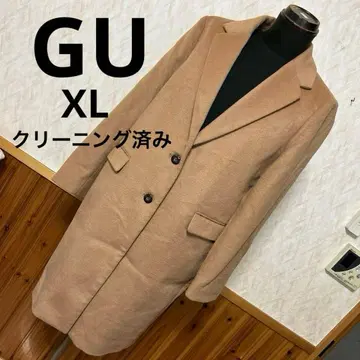 GU 지유 [ 클리닝 완료 새상품급 ] 카멜 체스터 코트