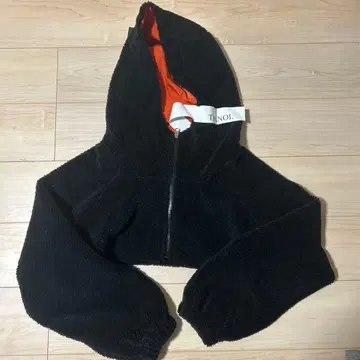 TRANOI 플리스 자켓 블랙 220R309 사이즈 1