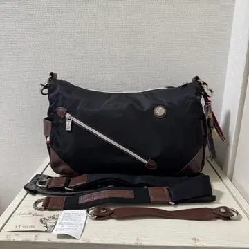 [ 새상품급 ] 오로비안코 2way 숄더백 실베스트라 블랙