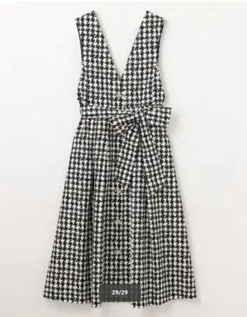 그레이스 콘티넨탈 하운드 투스 오버롤 스커트