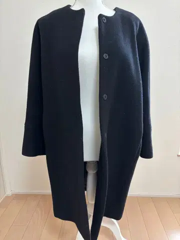 URBAN RESEARCH 블랙 노카라 코트