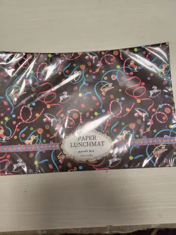 애프터눈 티 나탈리 레테 콜라보 페이퍼 런치 매트 컬러풀 무늬