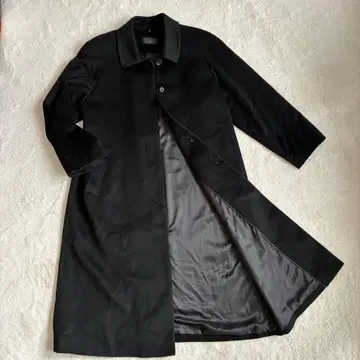 새상품급 캐시미어 100% 롱 코트 블랙 M