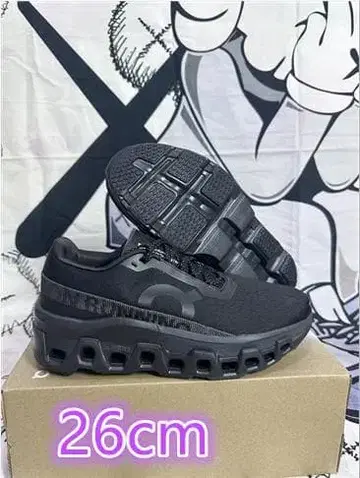 On Cloudmonster 2 블랙 스니커즈 26cm