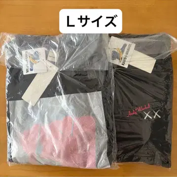 유니클로 KAWS 워홀 스웨트 팬츠 스웨트 셔츠 블랙