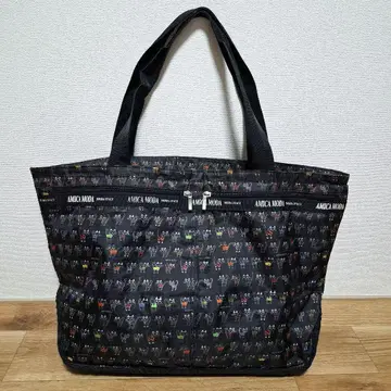 AMICA MODA ITALY 빅 토트백 고양이 패턴