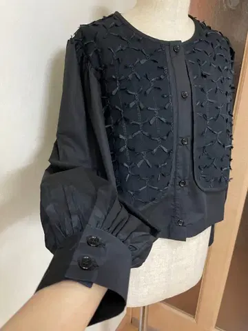 미사용 galena 레이어드 스타일 블라우스